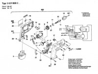 Bosch 0 601 920 003 Gbm 7,2 Vrl Cordless Drill 7.2 V / Eu Spare Parts